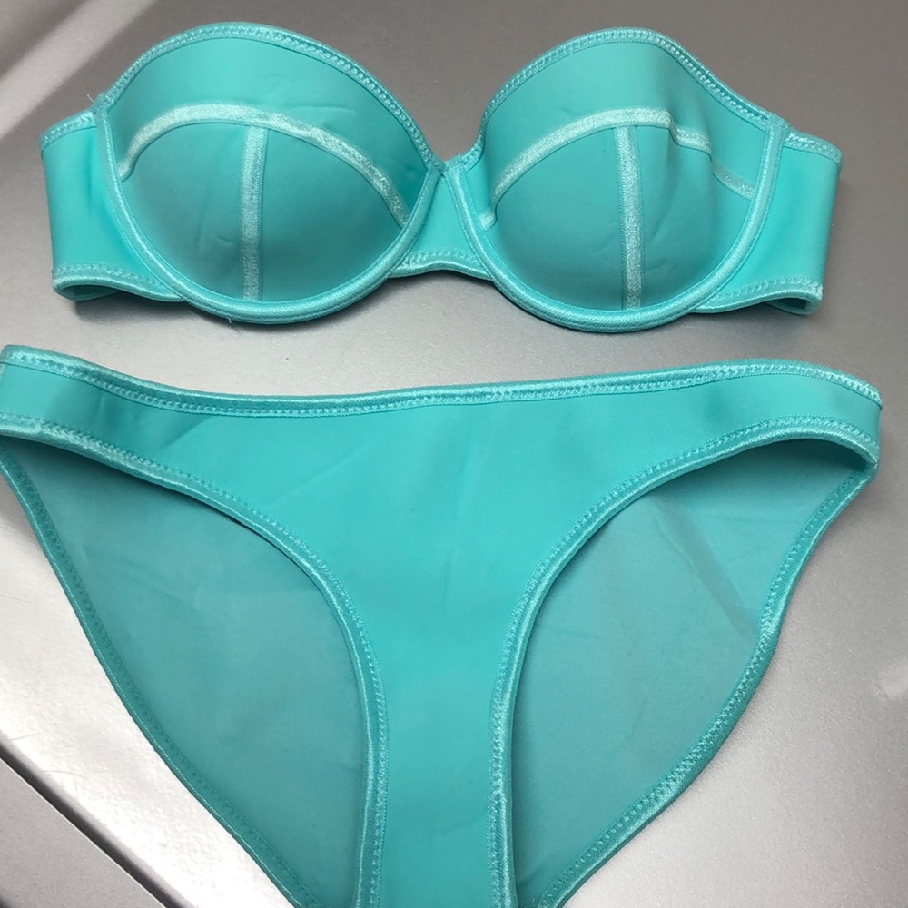 NWT Triangl turquoise bikini M